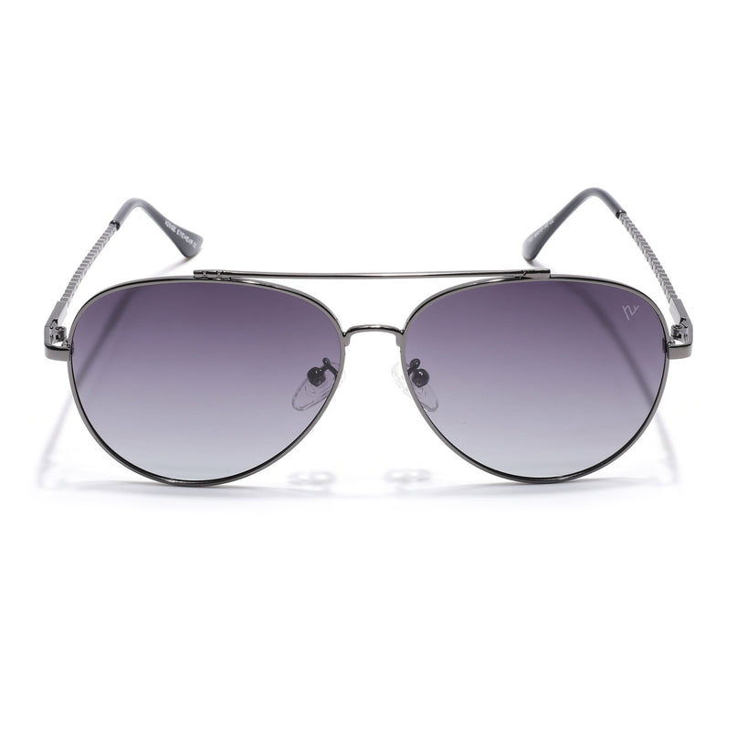 Grey Aviator Polarized Sunglasses - PMG4136
