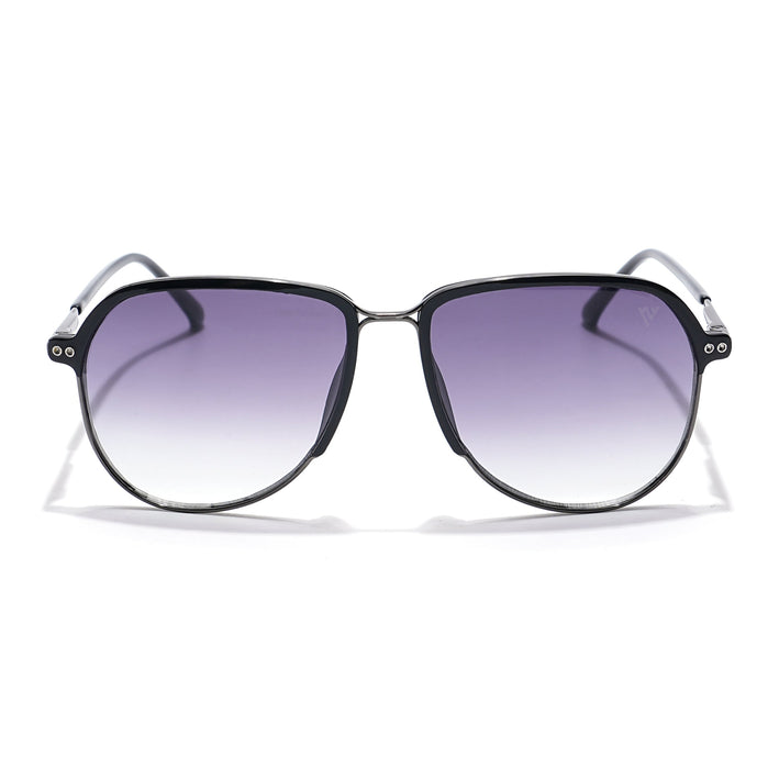 Voyage Select Aviator Sunglasses (Grey & Clear Lens | Black & Grey Frame - SLMG6119)