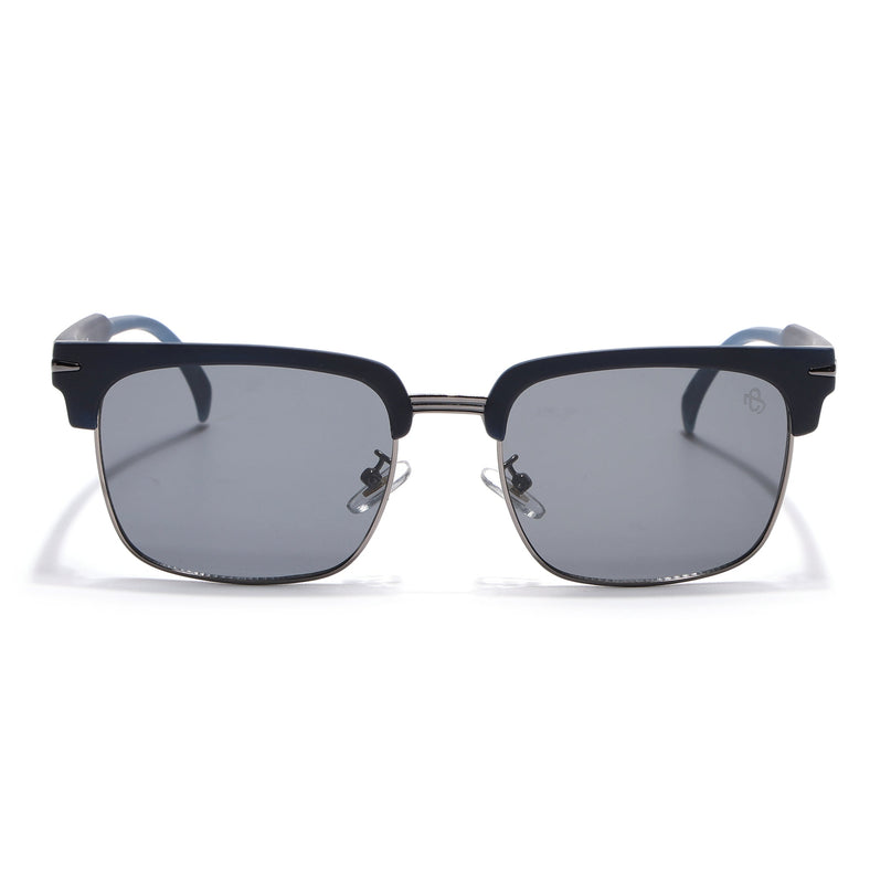 Eyejack Blue & Grey Square Sunglasses for Men & Women (1119CL1089)