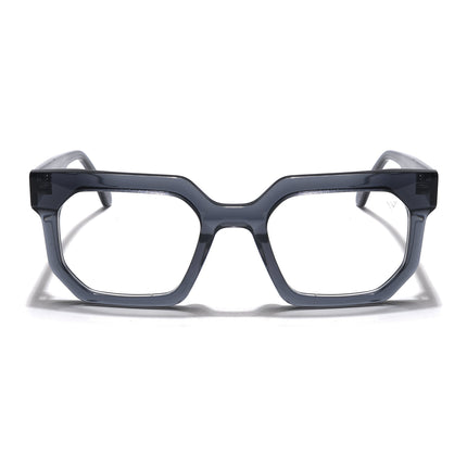 Voyage Veloura Select Grey Square Eyeglasses for Men & Women - SLMG5872-C1