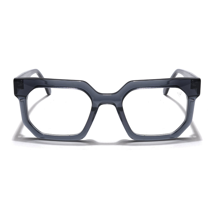 Voyage Veloura Select Grey Square Eyeglasses for Men & Women - SLMG5872-C1