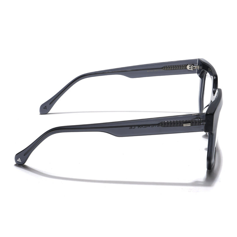Voyage Veloura Select Grey Square Eyeglasses for Men & Women - SLMG5872-C1