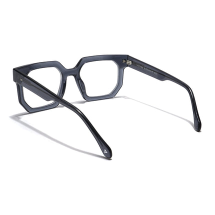 Voyage Veloura Select Grey Square Eyeglasses for Men & Women - SLMG5872-C1