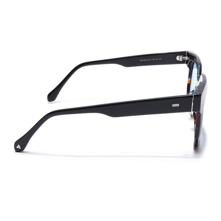 Voyage Select Wayfarer Polarized Sunglasses (Grey Lens | Brown & Blue Frame - SLPMG5870)