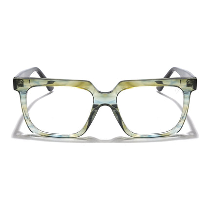 Voyage Veloura Select Light Green Square Eyeglasses for Men & Women - SLMG5926-C1
