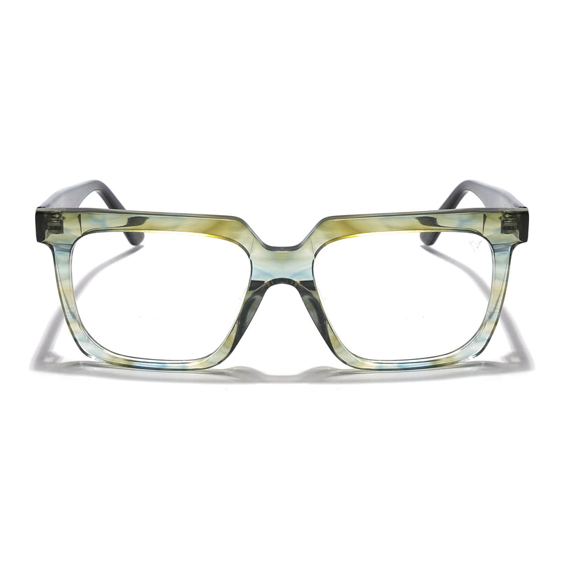 Voyage Veloura Select Light Green Square Eyeglasses for Men & Women - SLMG5926-C1