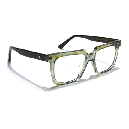 Voyage Veloura Select Light Green Square Eyeglasses for Men & Women - SLMG5926-C1