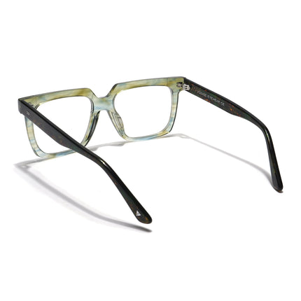 Voyage Veloura Select Light Green Square Eyeglasses for Men & Women - SLMG5926-C1