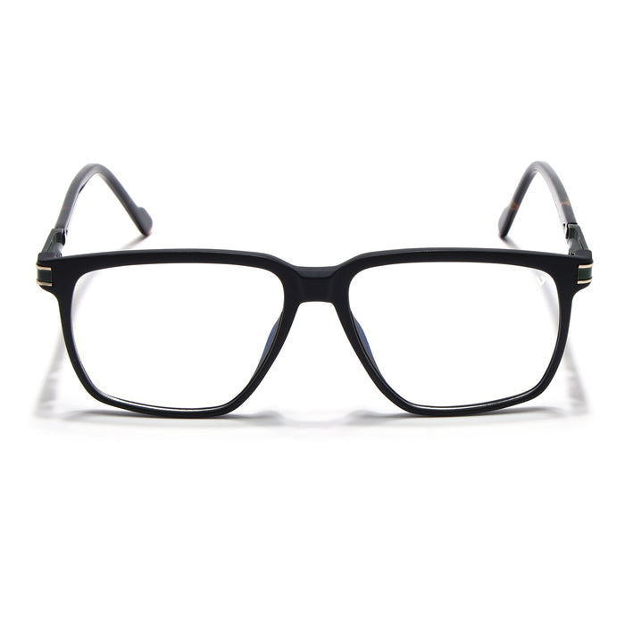 Voyage Matt Black Square Eyeglasses for Men & Women (116001FMG6958-C2)