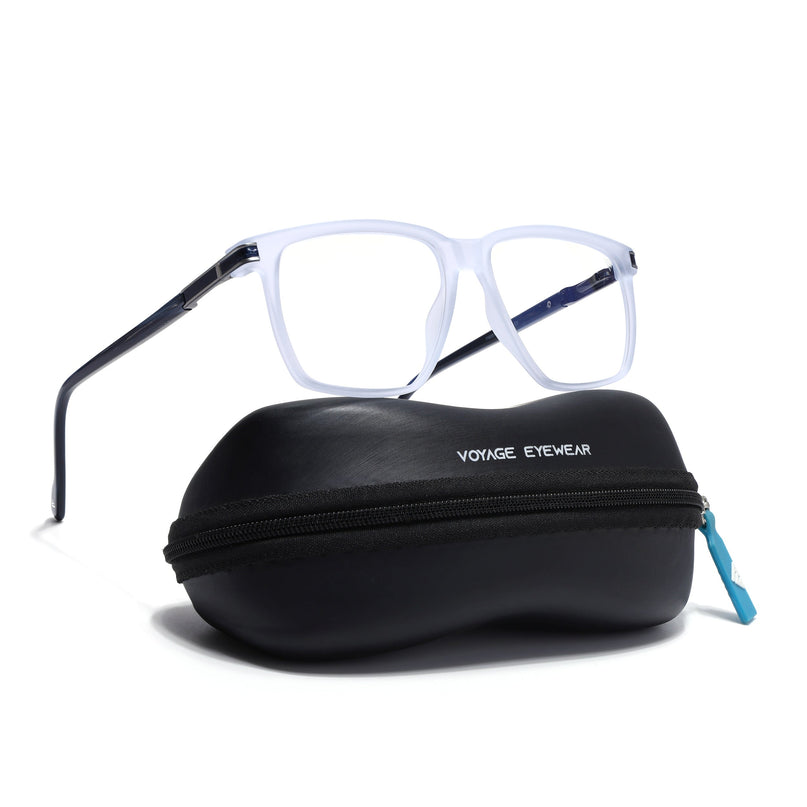 Voyage light Purple Square Eyeglasses for Men & Women (116001FMG6965-C9)