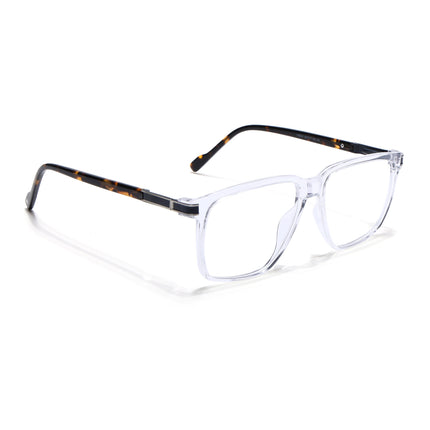 Voyage Transparent Square Eyeglasses for Men & Women (116001FMG6966-C10)