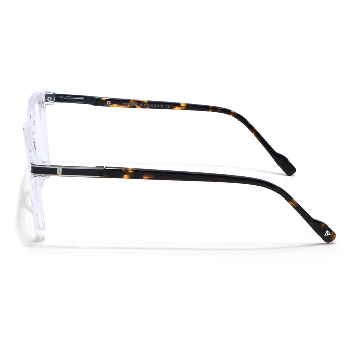 Voyage Transparent Square Eyeglasses for Men & Women (116001FMG6966-C10)