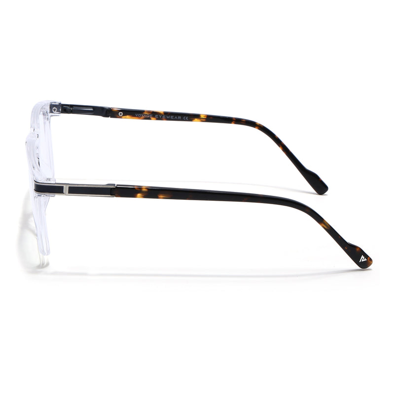 Voyage Transparent Square Eyeglasses for Men & Women (116001FMG6966-C10)