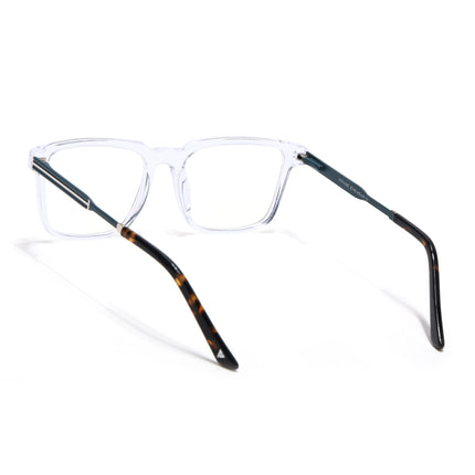 Voyage Transparent Square Eyeglasses for Men & Women (116002FMG6976-C10)