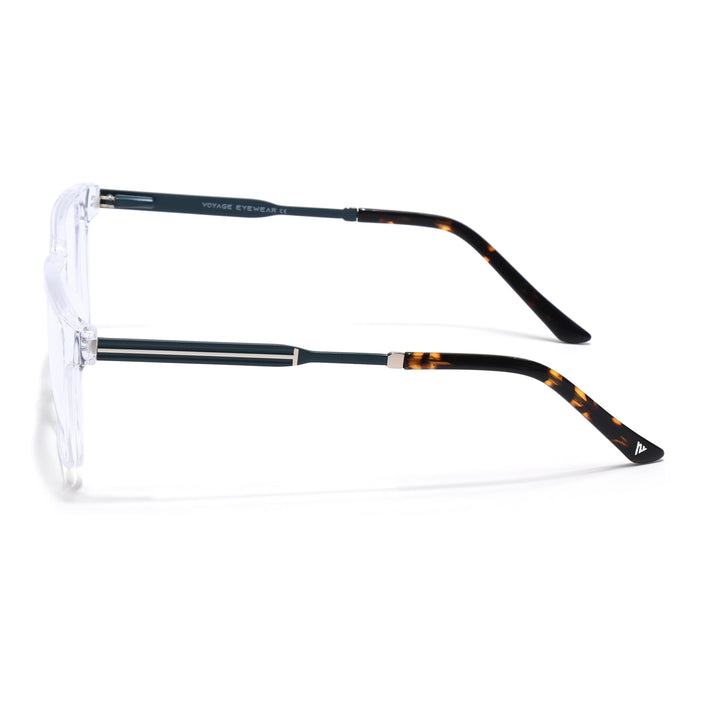 Voyage Transparent Square Eyeglasses for Men & Women (116002FMG6976-C10)