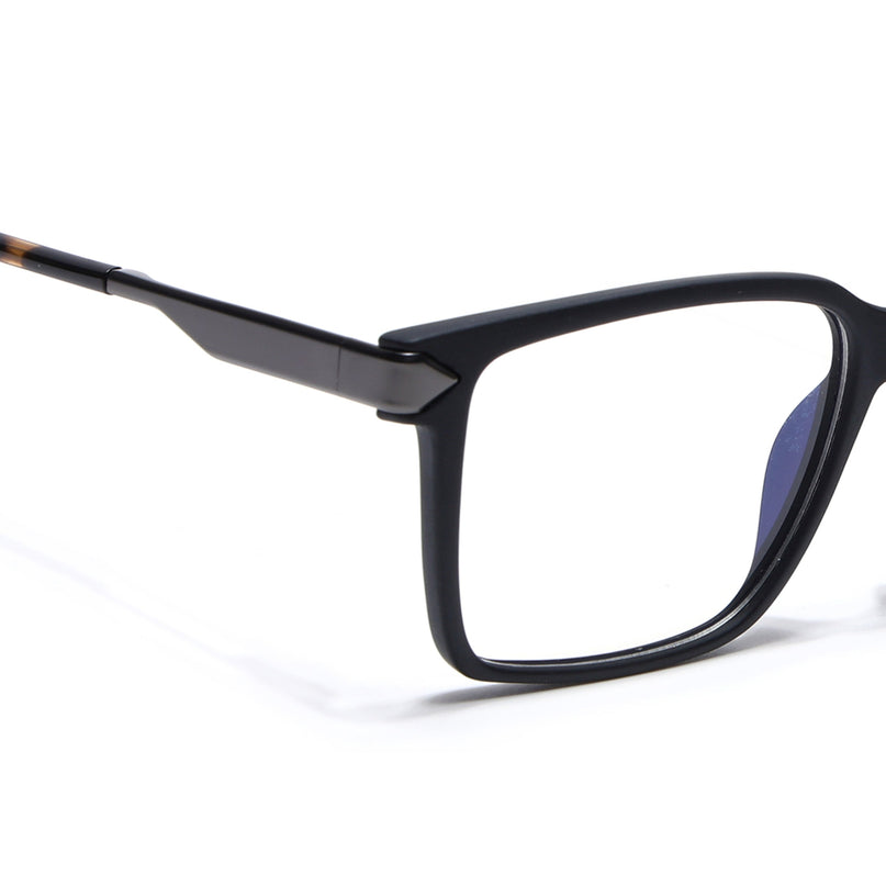 Voyage Matt Black Square Eyeglasses for Men & Women (116004FMG6978-C2)