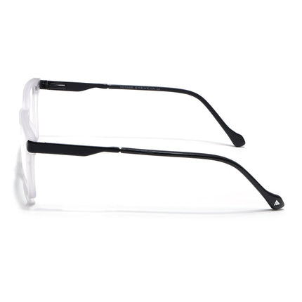Voyage Matt Grey Square Eyeglasses for Men & Women (116004FMG6980-C4)