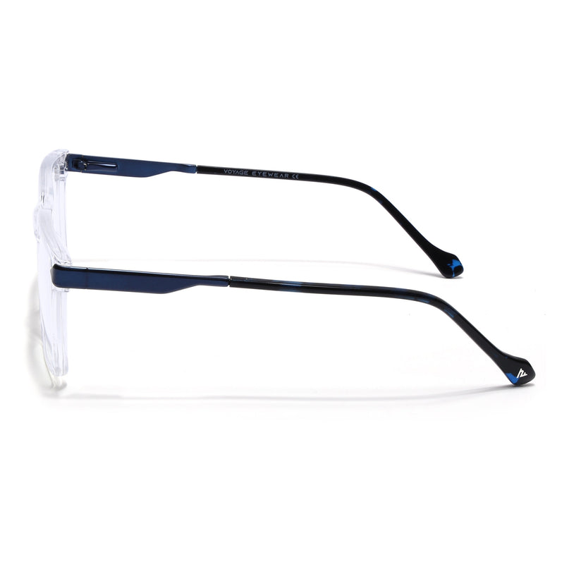 Voyage Transparent Square Eyeglasses for Men & Women (116004FMG6986-C10)
