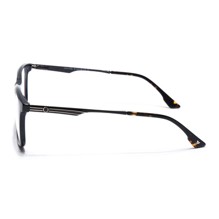 Voyage Shine Black Square Eyeglasses for Men & Women (116005FMG6987-C1)