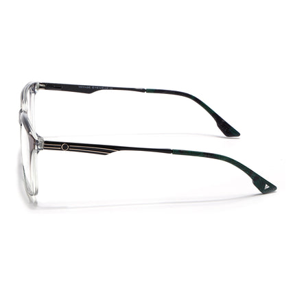 Voyage Grey & Clear Square Eyeglasses for Men & Women (116005FMG6989-C3)