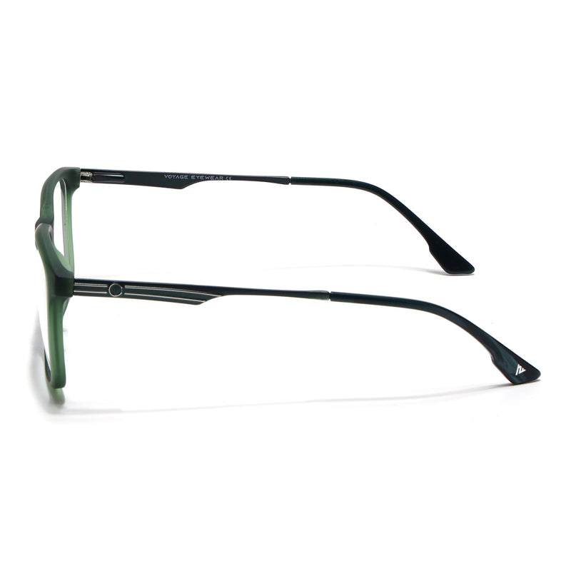 Voyage Green Square Eyeglasses for Men & Women (116005FMG6991-C5)