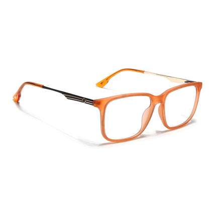 Voyage Orange Square Eyeglasses for Men & Women (116005FMG6992-C6)