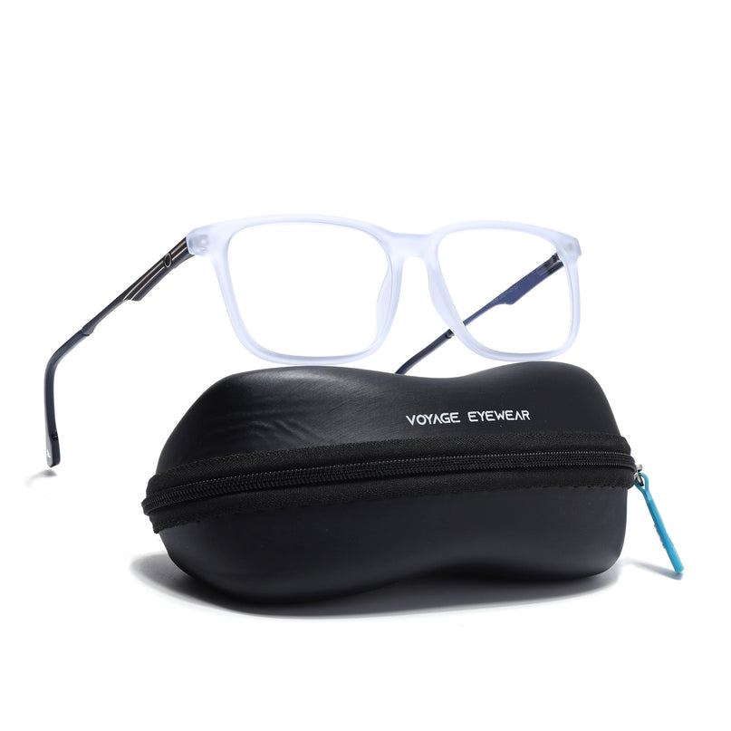 Voyage light Purple Square Eyeglasses for Men & Women (116005FMG6995-C9)