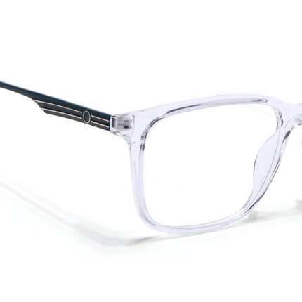 Voyage Transparent Square Eyeglasses for Men & Women (116005FMG6996-C10)