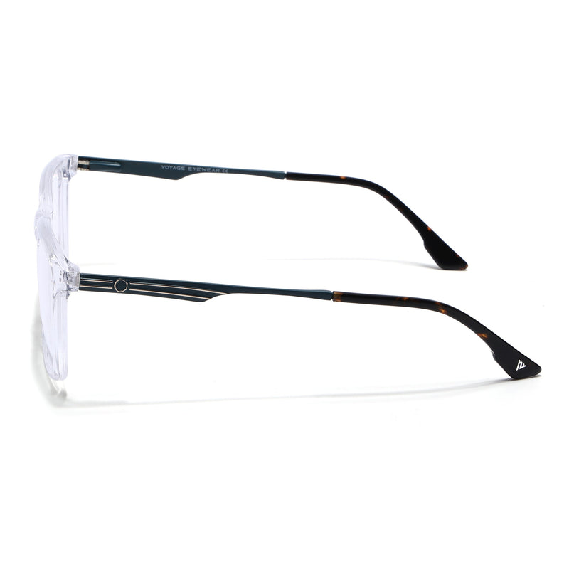 Voyage Transparent Square Eyeglasses for Men & Women (116005FMG6996-C10)