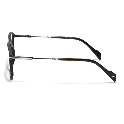 Voyage Matt Black Square Eyeglasses for Men & Women (116006FMG7022-C1)