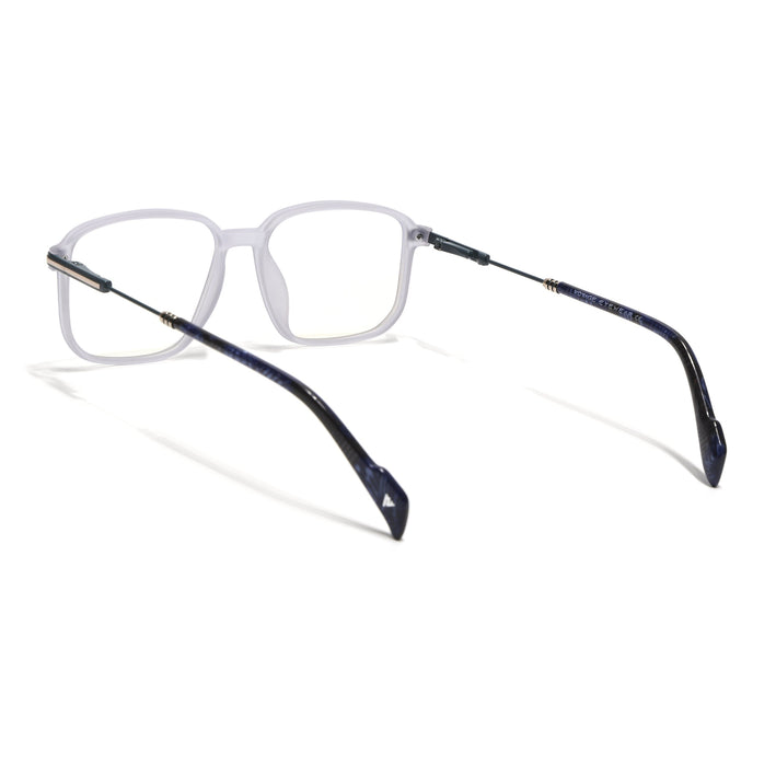 Voyage Matt Grey Square Eyeglasses for Men & Women (116006FMG7023-C2)