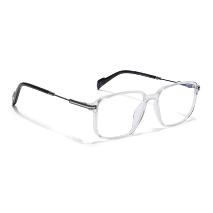 Voyage Transparent Square Eyeglasses for Men & Women (116006FMG7026-C5)