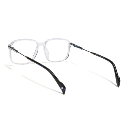 Voyage Transparent Square Eyeglasses for Men & Women (116006FMG7026-C5)