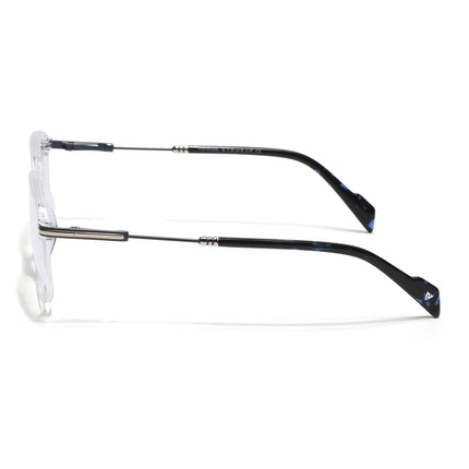 Voyage Transparent Square Eyeglasses for Men & Women (116006FMG7026-C5)