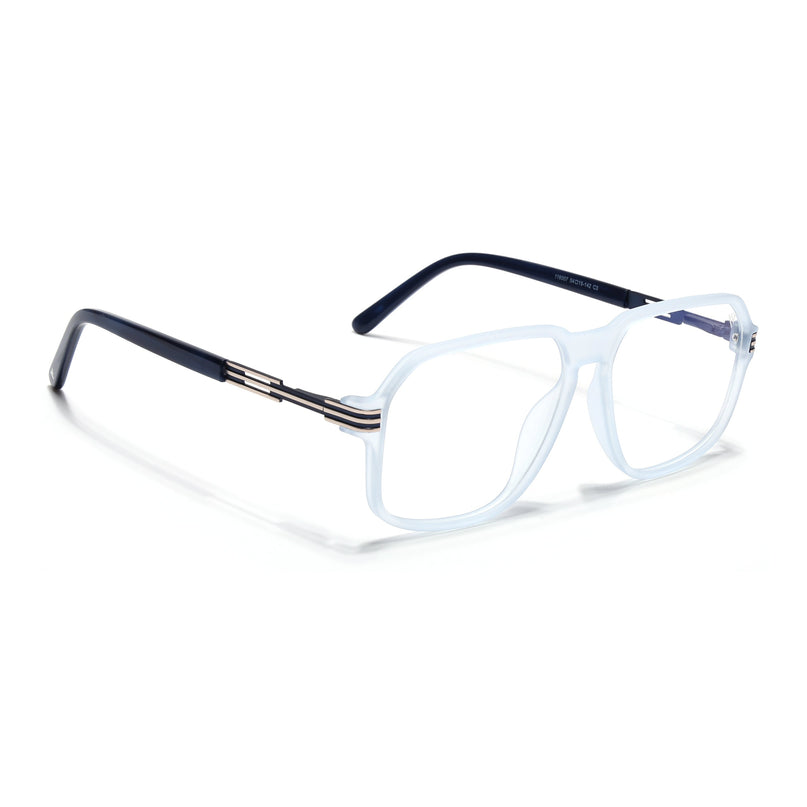Voyage light Purple Square Eyeglasses for Men & Women (116007FMG7005-C9)
