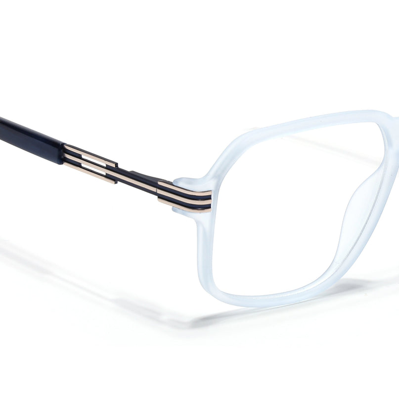 Voyage light Purple Square Eyeglasses for Men & Women (116007FMG7005-C9)