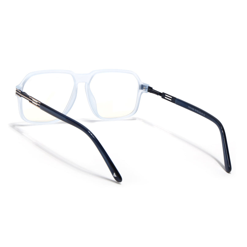 Voyage light Purple Square Eyeglasses for Men & Women (116007FMG7005-C9)