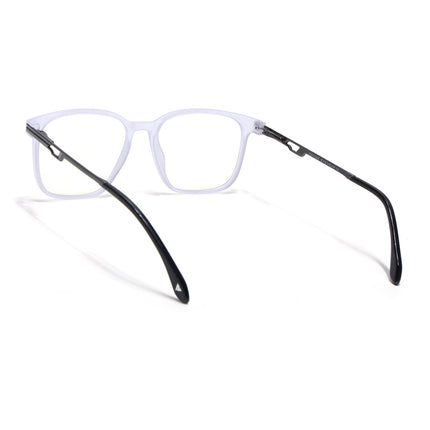 Voyage Matt Grey Square Eyeglasses for Men & Women (116008FMG7010-C4)
