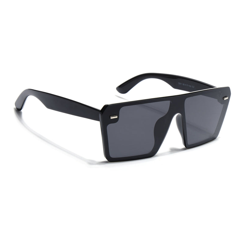 illume | Shine Black Wayfarer Polarized Sunglasses - PMG3970