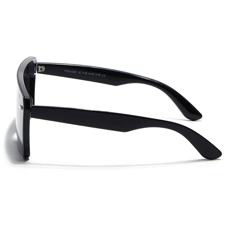 illume | Shine Black Wayfarer Polarized Sunglasses - PMG3970