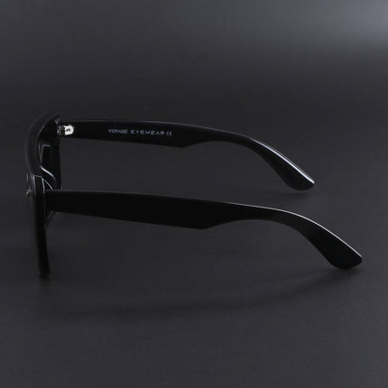 illume | Shine Black Wayfarer Polarized Sunglasses - PMG3970