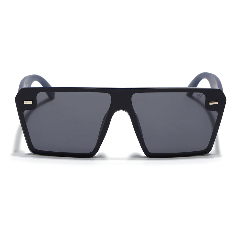 illume | Blue And Black Wayfarer Polarized Sunglasses - PMG3971