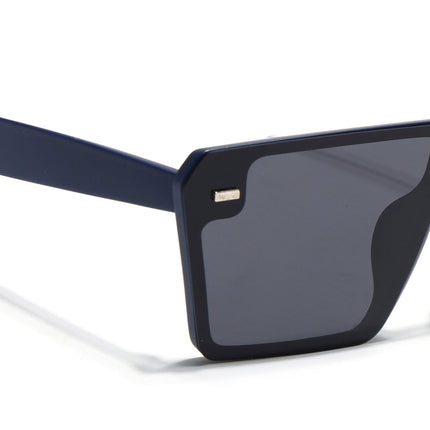 illume | Blue And Black Wayfarer Polarized Sunglasses - PMG3971