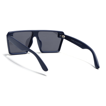 illume | Blue And Black Wayfarer Polarized Sunglasses - PMG3971