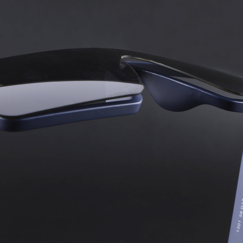 illume | Blue And Black Wayfarer Polarized Sunglasses - PMG3971
