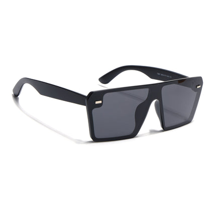 illume | Matte Black Wayfarer Polarized Sunglasses - PMG3972