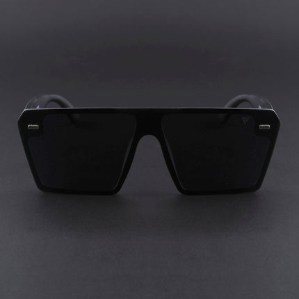 illume | Matte Black Wayfarer Polarized Sunglasses - PMG3972
