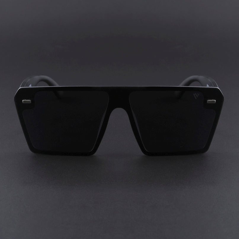 illume | Matte Black Wayfarer Polarized Sunglasses - PMG3972