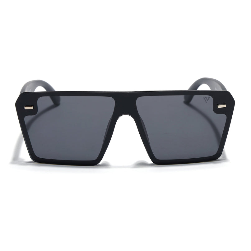illume | Matte Black Wayfarer Polarized Sunglasses - PMG3972