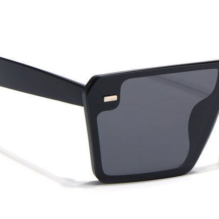illume | Matte Black Wayfarer Polarized Sunglasses - PMG3972